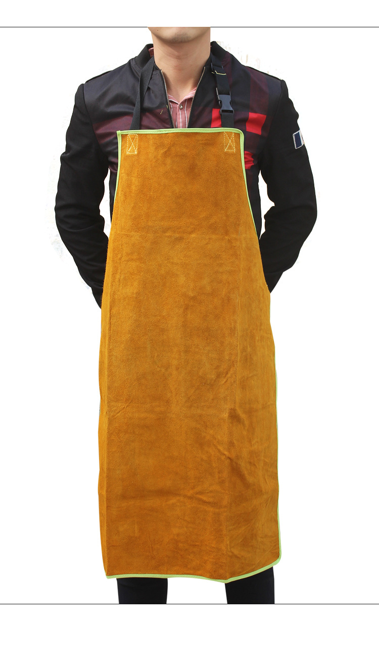 佳护 牛皮电焊围裙焊工围裙焊接防护服隔热电焊防火花防护围裙