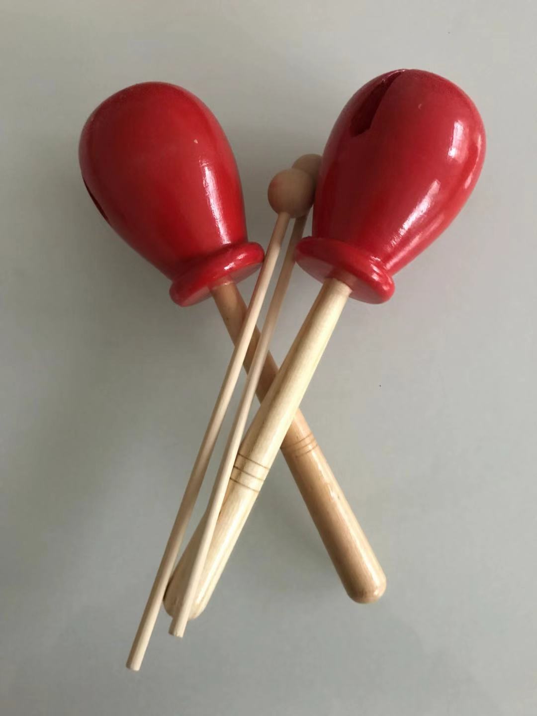 奥尔夫乐器大号龙口梆子打击乐器儿童乐器玩具手柄木鱼