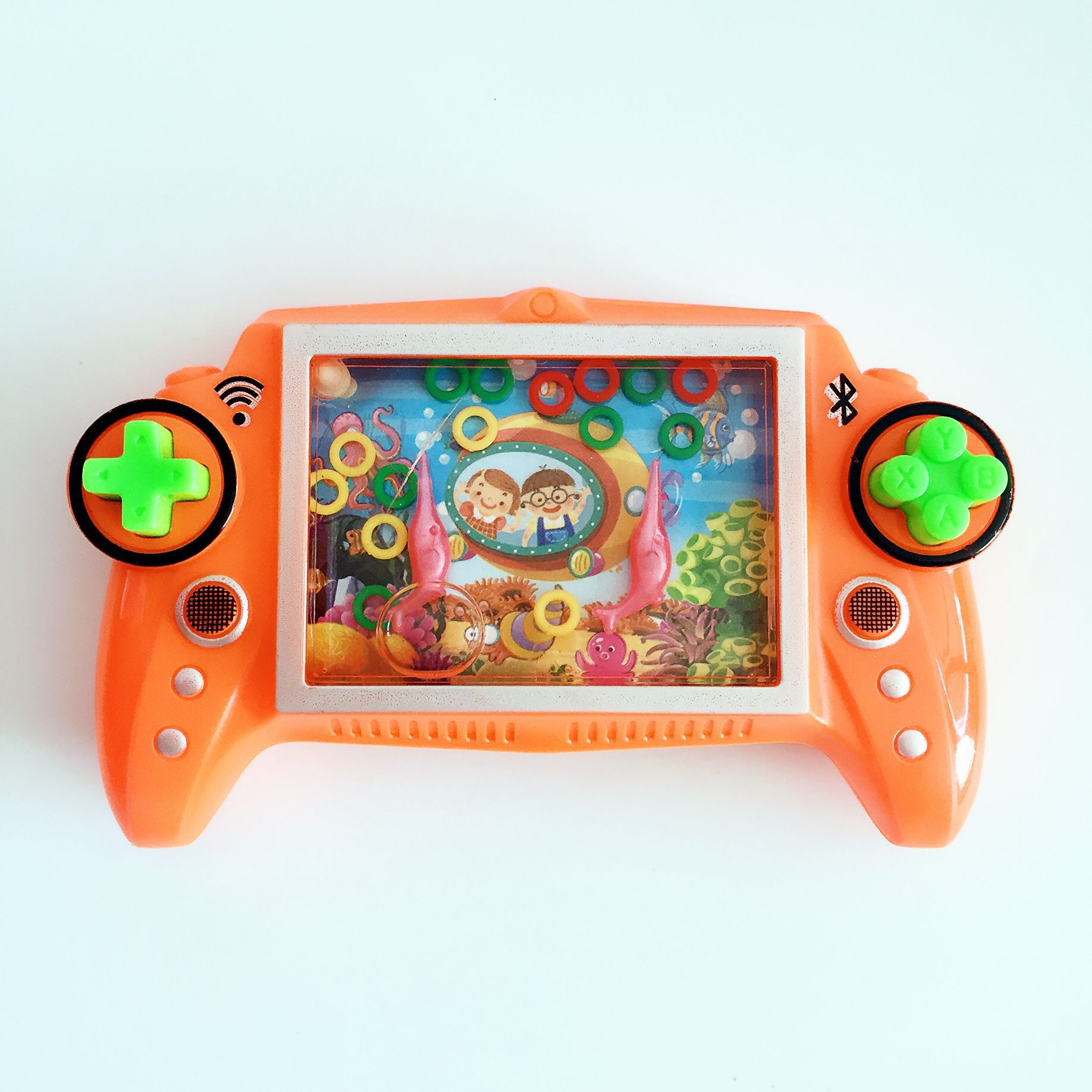 水中套圈游戏水机儿童玩具经典回忆卡通水机游戏地摊赠品批发热卖