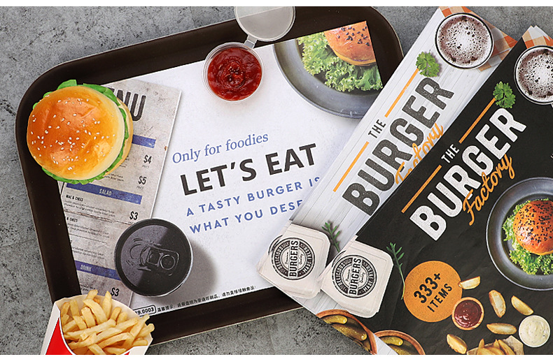 一次性餐盘纸 食品垫纸餐垫纸汉堡纸快餐托盘纸餐盘垫纸定制logo