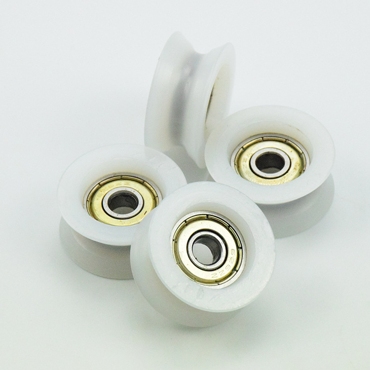 厂家供应 626碳钢轴承 聚甲醛包胶门窗滑轮轴承 门轮轴承加工