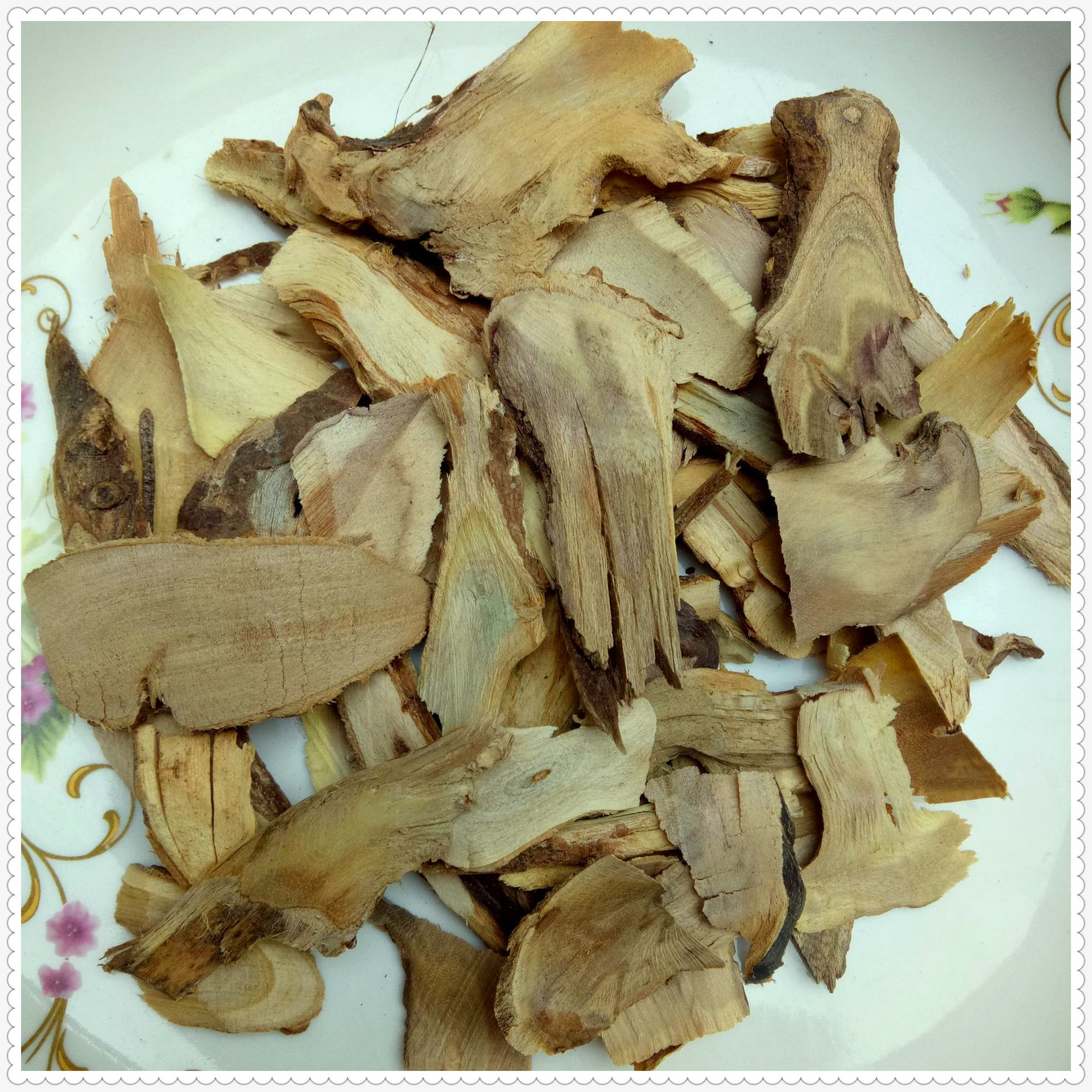 中药材东北刺五加 刺五加根片