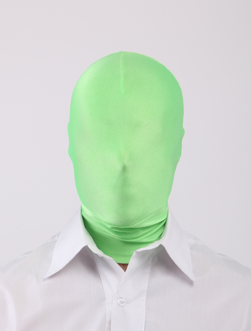 zentai紧身衣表演服头套 cosplay单色莱卡全包衣万圣热卖头套