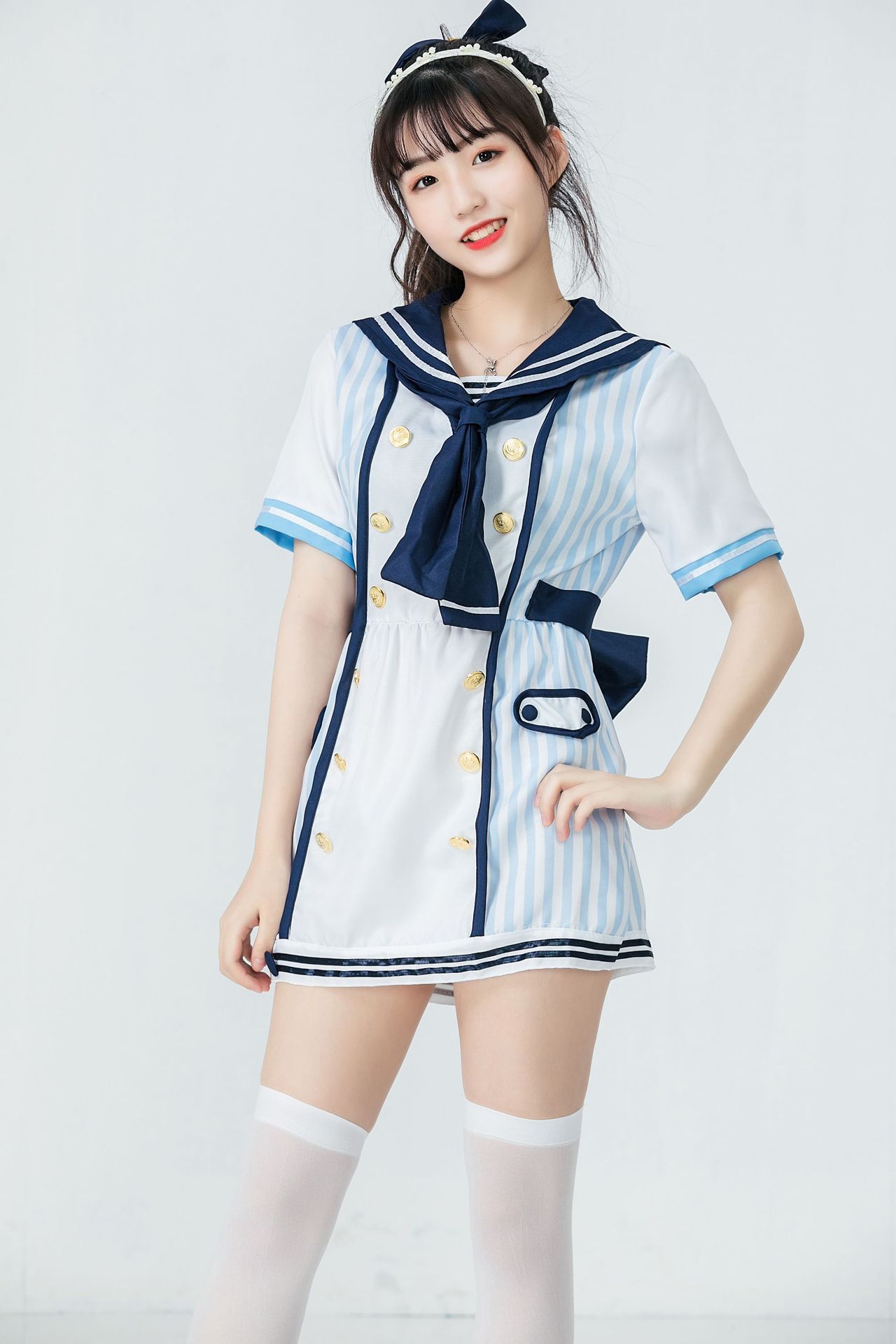 动漫lovelive 海盗未觉醒cosplay海贼物语日常水手服cos套装批发