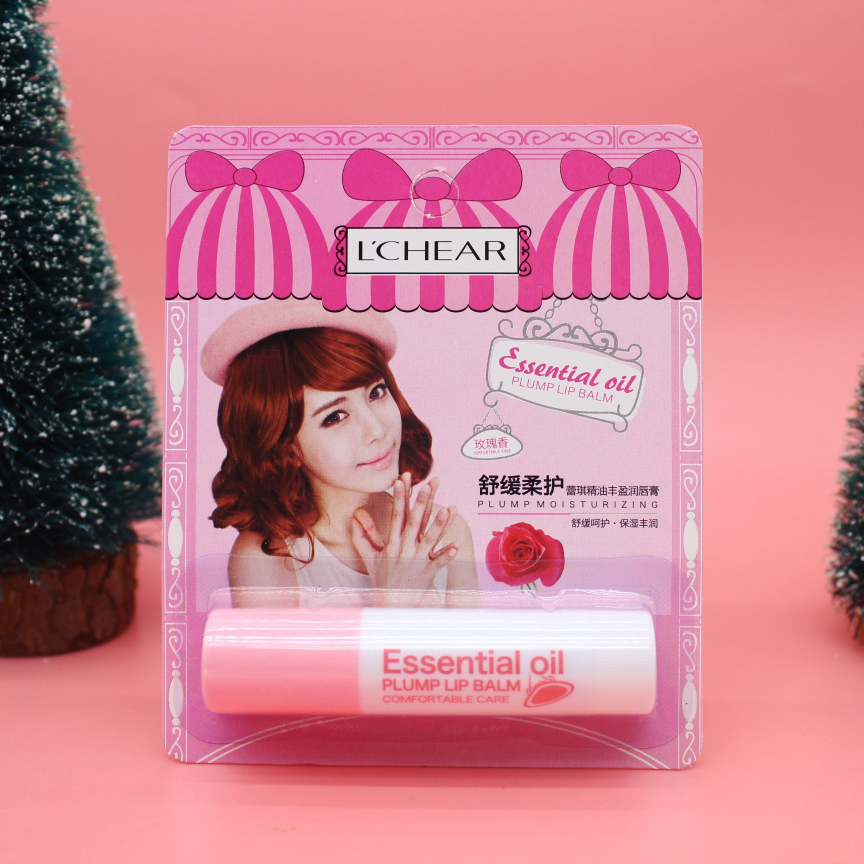 蕾琪精油丰盈润唇膏 4.4g 滋养保湿舒缓呵护丰润持久