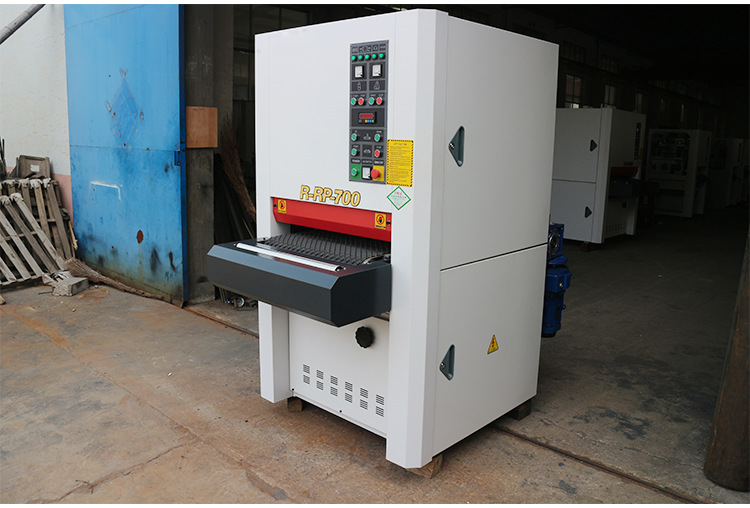 双面宽带砂光机全自动异形砂光机青岛重型木工机械设备可定制