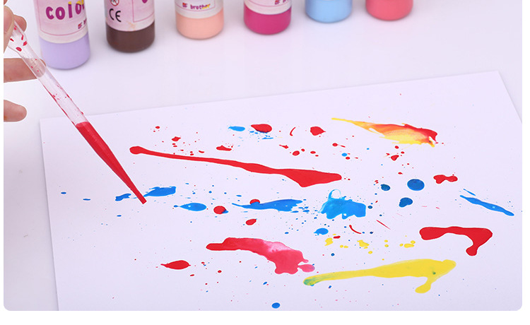 吹画滴管塑料刻度幼教幼儿园科学实验巴氏滴管一次性塑料滴画吸管