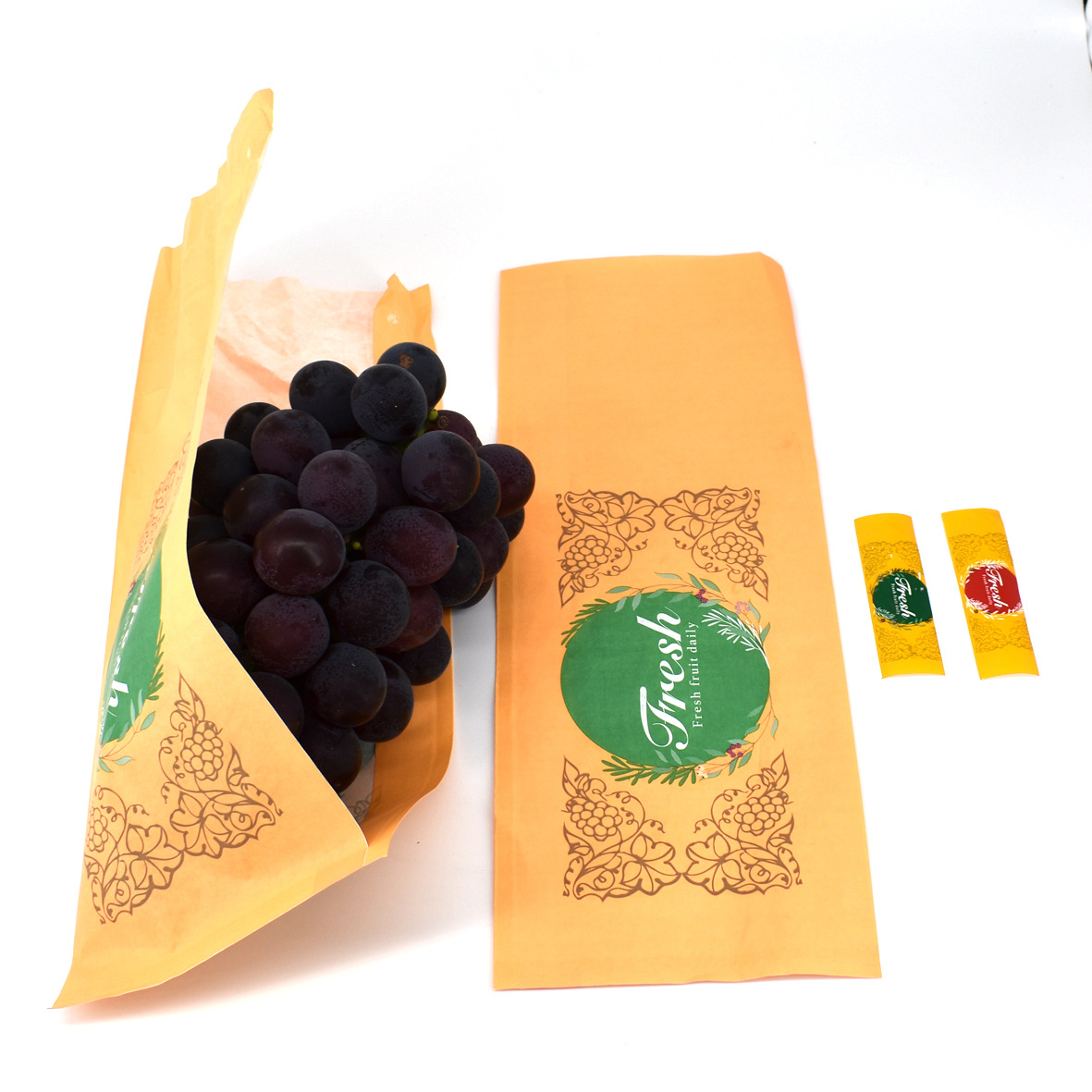 阳光玫瑰葡萄纸袋提子外包装一次性透气纸套袋夏黑葡萄袋