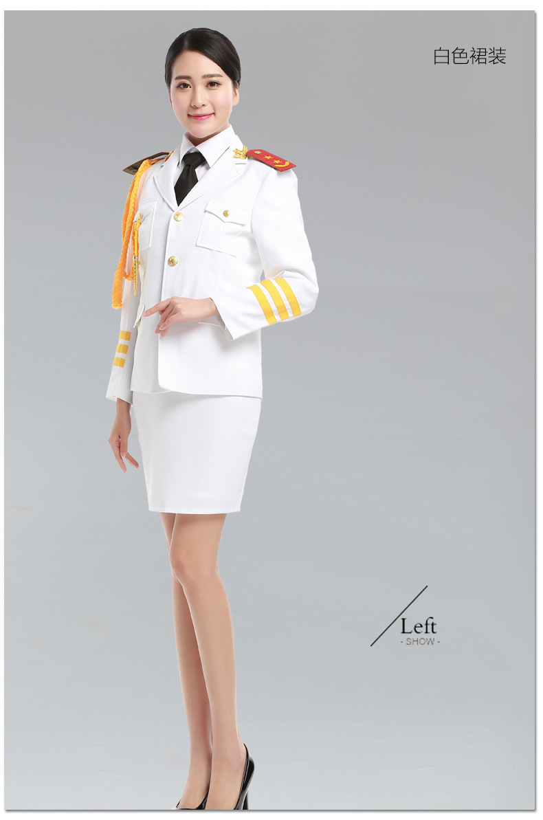 军装演出服乐队服装学生文艺女兵升旗手服装仪仗队国旗班礼服套装