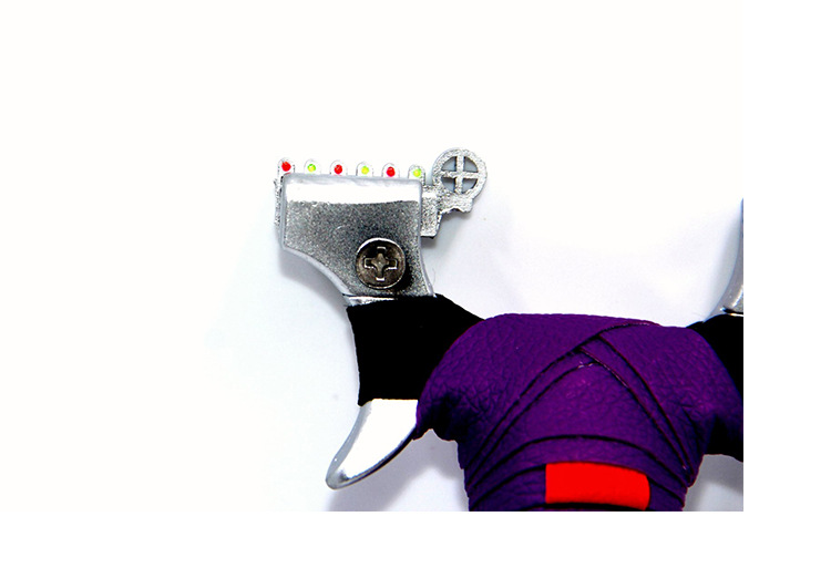 不锈钢光纤瞄点锁凤弹弓 户外竞技玩具耍酷扁皮弹弓厂家低价直销