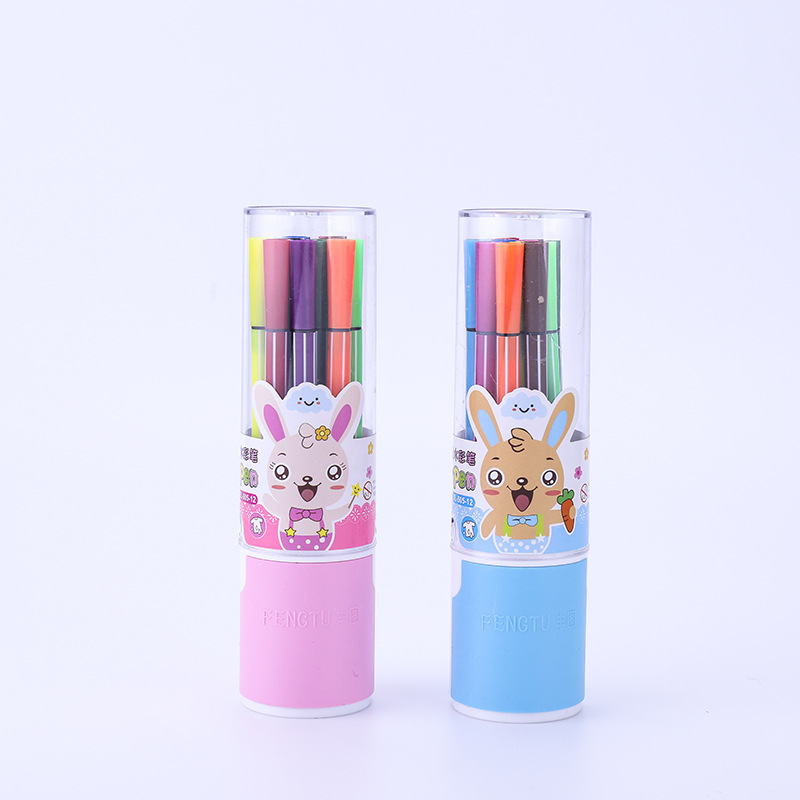 丰图12-36色水彩笔可水洗彩色画笔小学生儿童填色涂鸦彩色笔