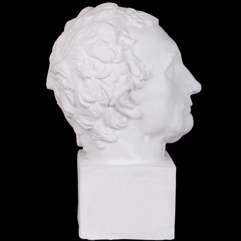 勃兰特格达米那塔头石膏像人物石膏头像美术素描石膏教具雕塑摆件