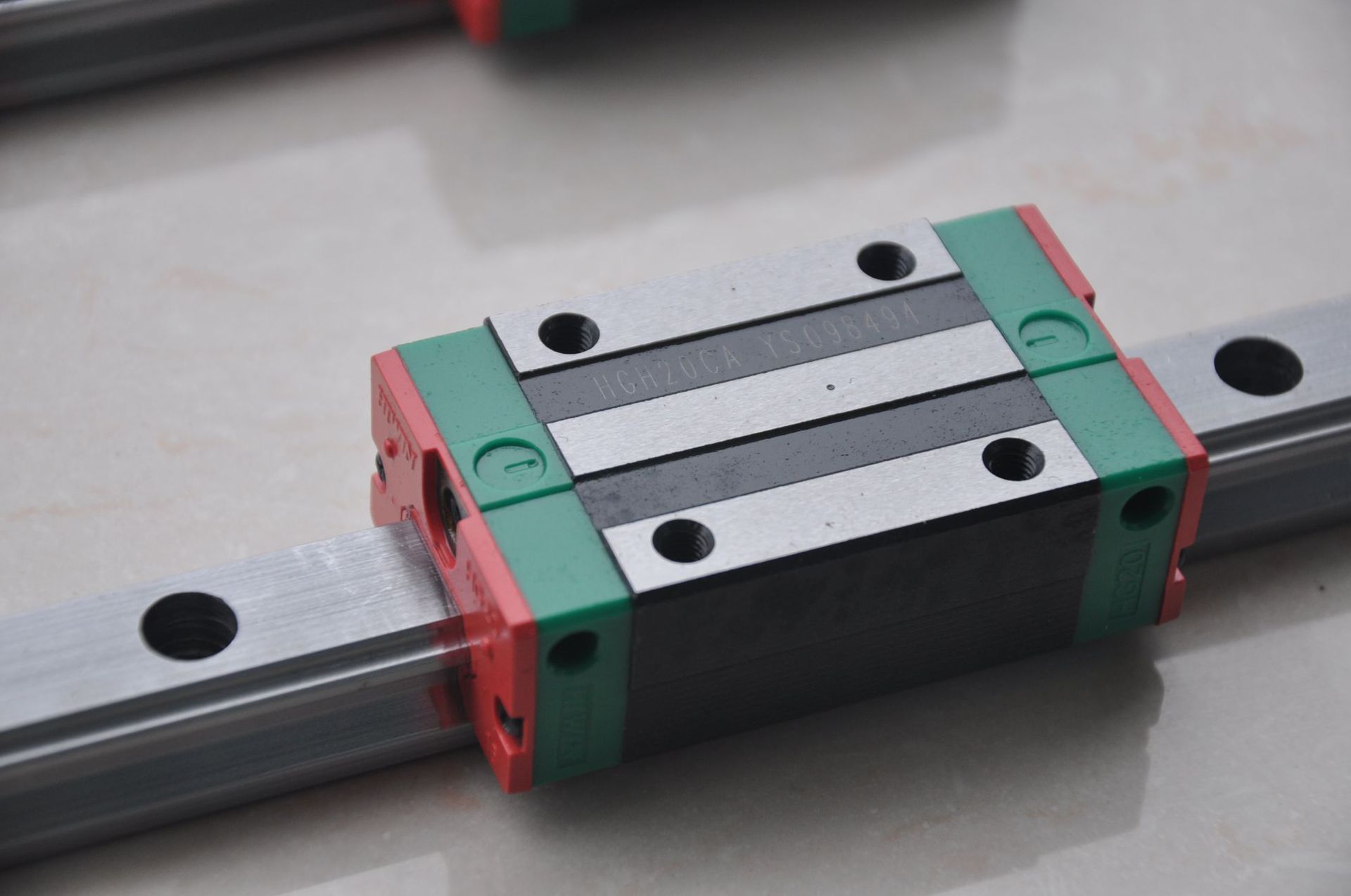 精密滚珠直线导轨线轨重型高组装方型法兰型15 20 25 30 35 45hgh