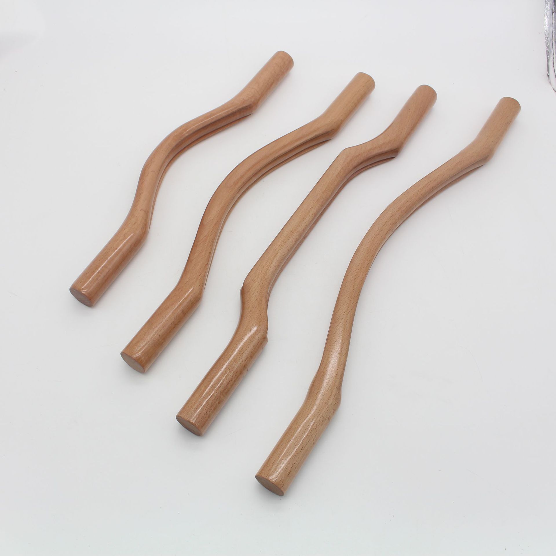 实木赶筋榉木刮痧棒家庭理疗按摩通用 美容院专用养生棍擀筋棒