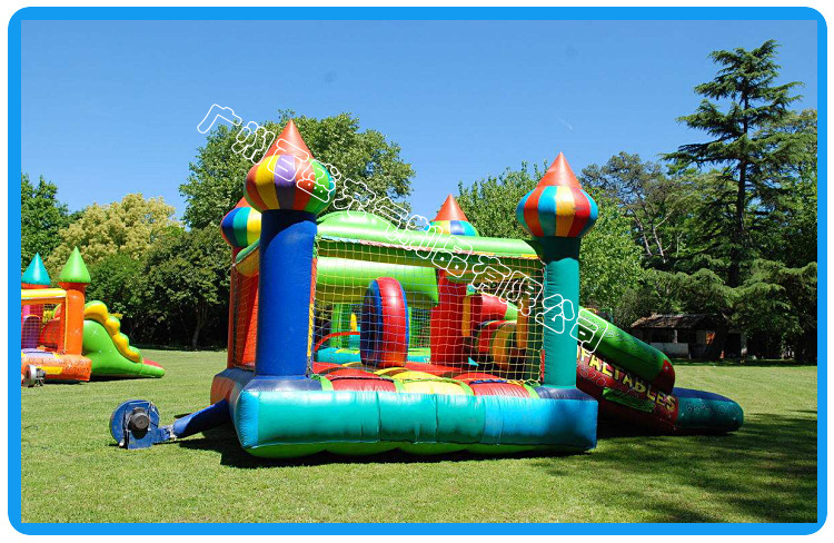 厂家直销新款充气蹦床跳床儿童乐园玩具户外广场游乐设施充气城堡