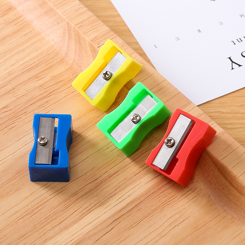 customizable logo geometric color optional color pencil sharpener pencil penknife pencil sharpener eyebrow pencil pencil shapper