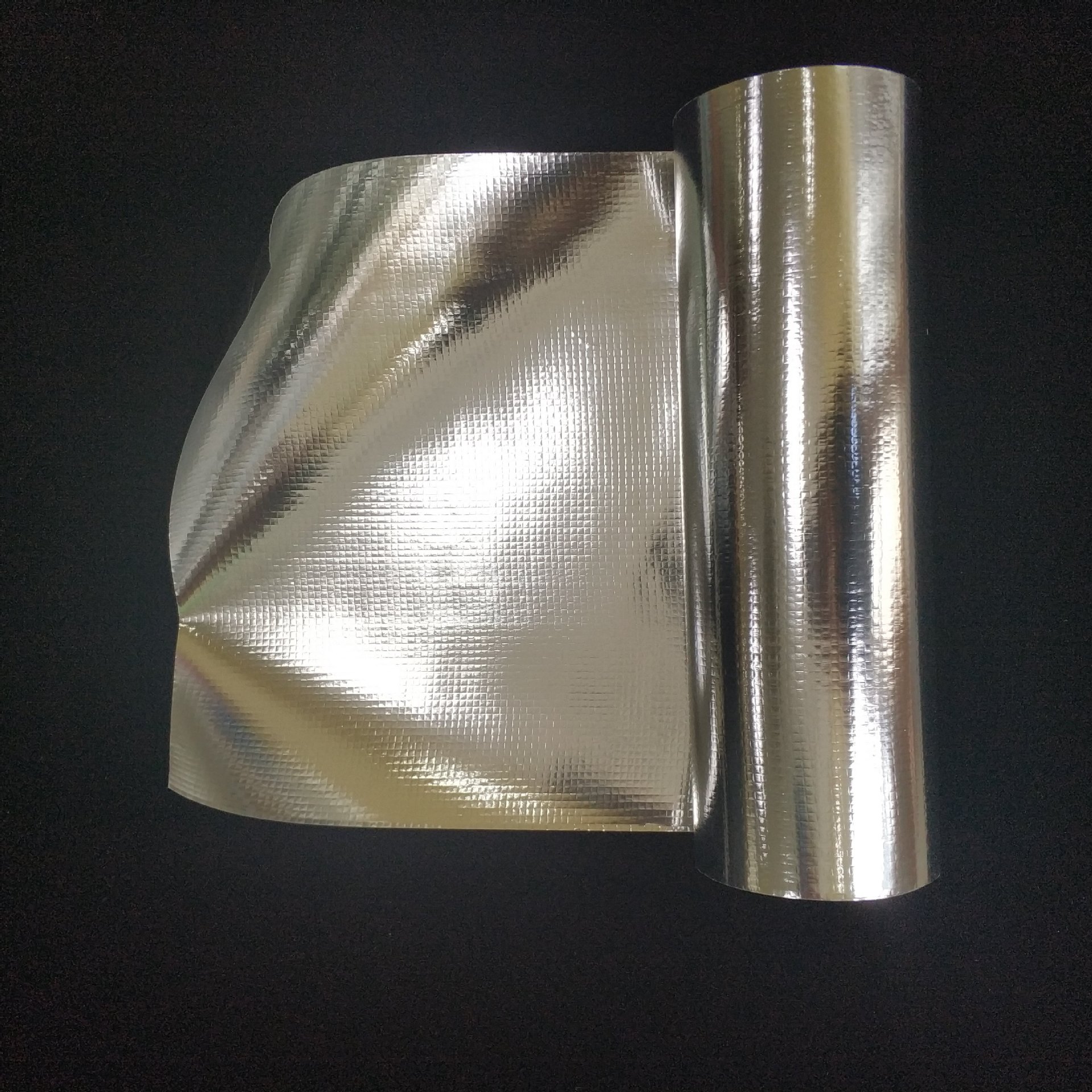 反光隔热阻燃包装编织布铝膜 pe铝膜编织布