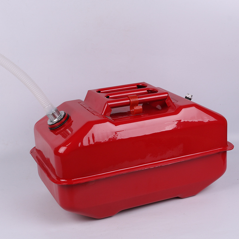 卧式油桶20l便携式汽油桶三柄汽油桶红色备用汽油桶