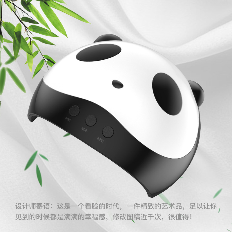 panda phototherapy machine induction dryer nail polish glue nail baking lamp led nail lamp phototherapy lamp tool