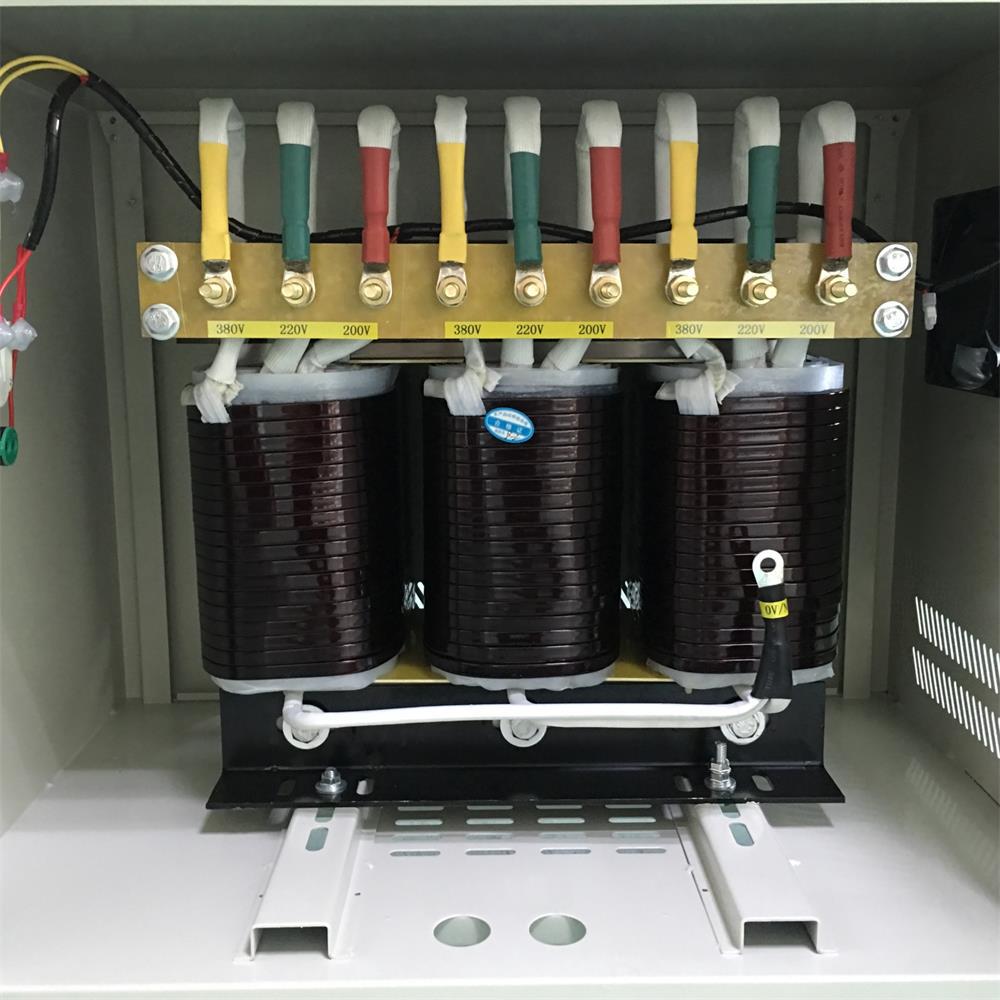 厂家直销380v变220v三相干式自耦变压器sg-60kva功率电压可定制
