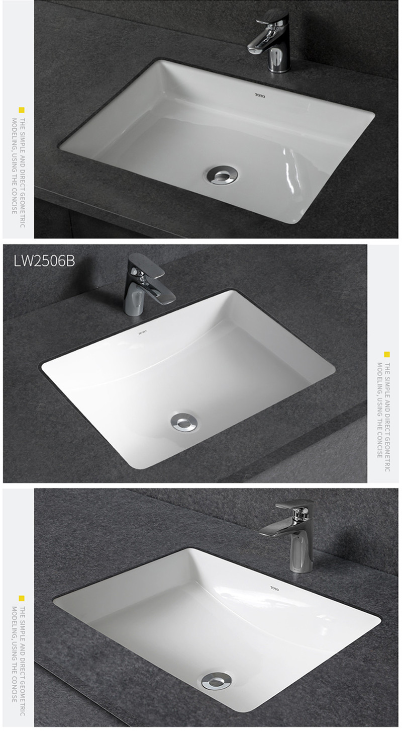 toto卫浴智洁台下盆lw596rb/lw1515b陶瓷洗脸盆卫生间面盆