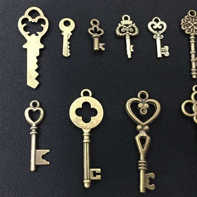 Retro Key Diy Metal Key 13 Mixed Bag Creative Ornament Accessories Popular Ornament