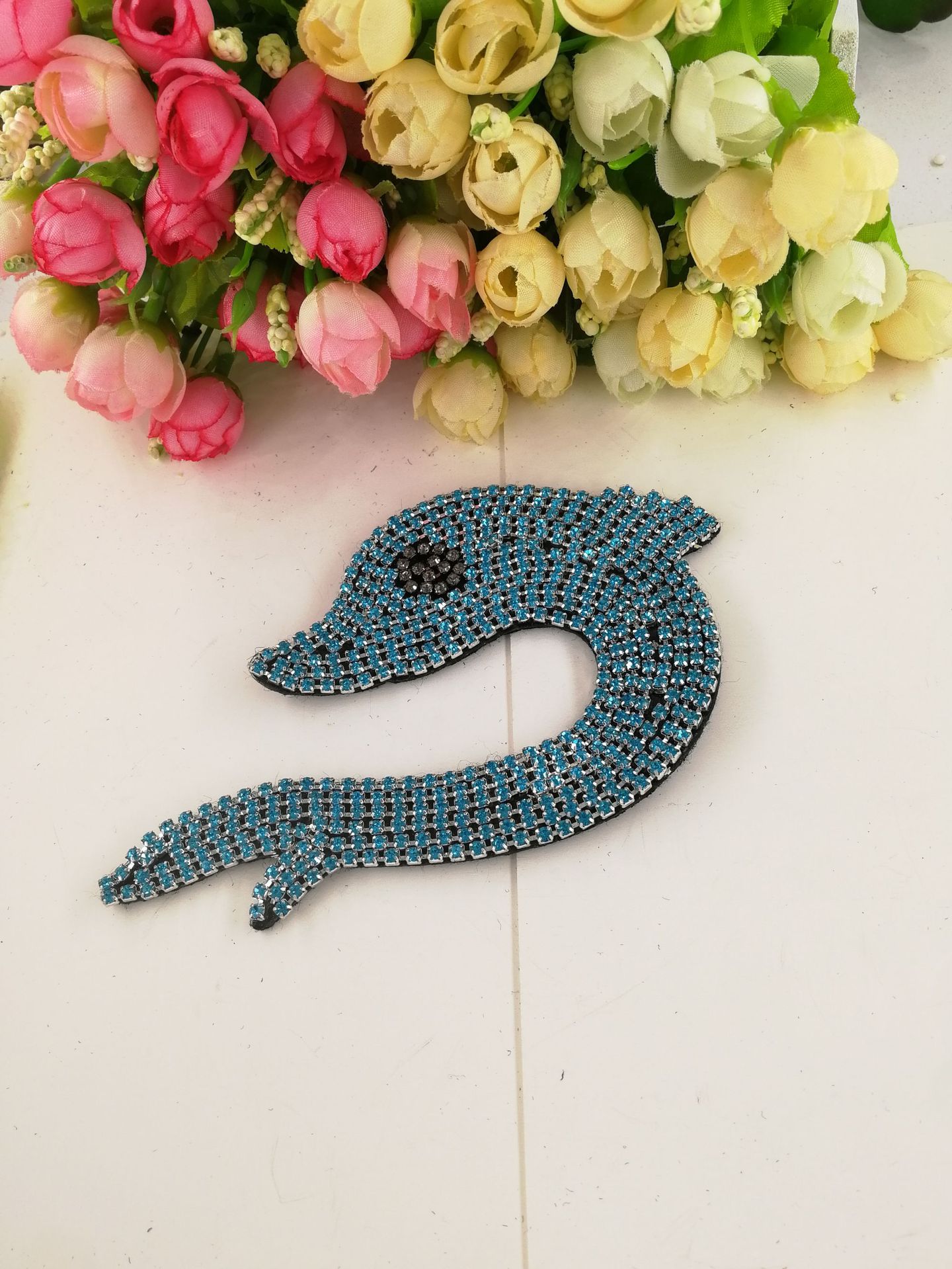 新品爆款手工粘钻布贴 服装辅料 包包 鞋子装饰 配饰