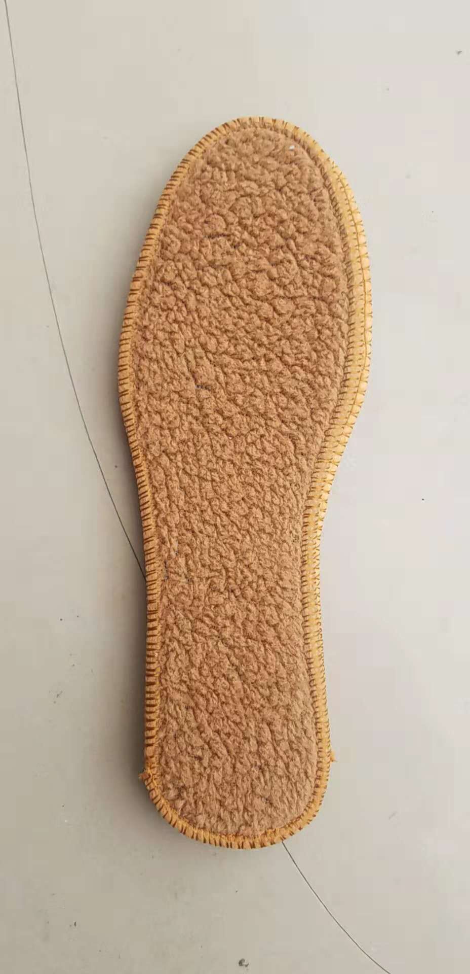 鞋垫厂家批发羊驼绒鞋垫 皮毛一体保暖棉鞋垫 2元店专卖鞋垫