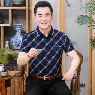中年人男装t恤图片