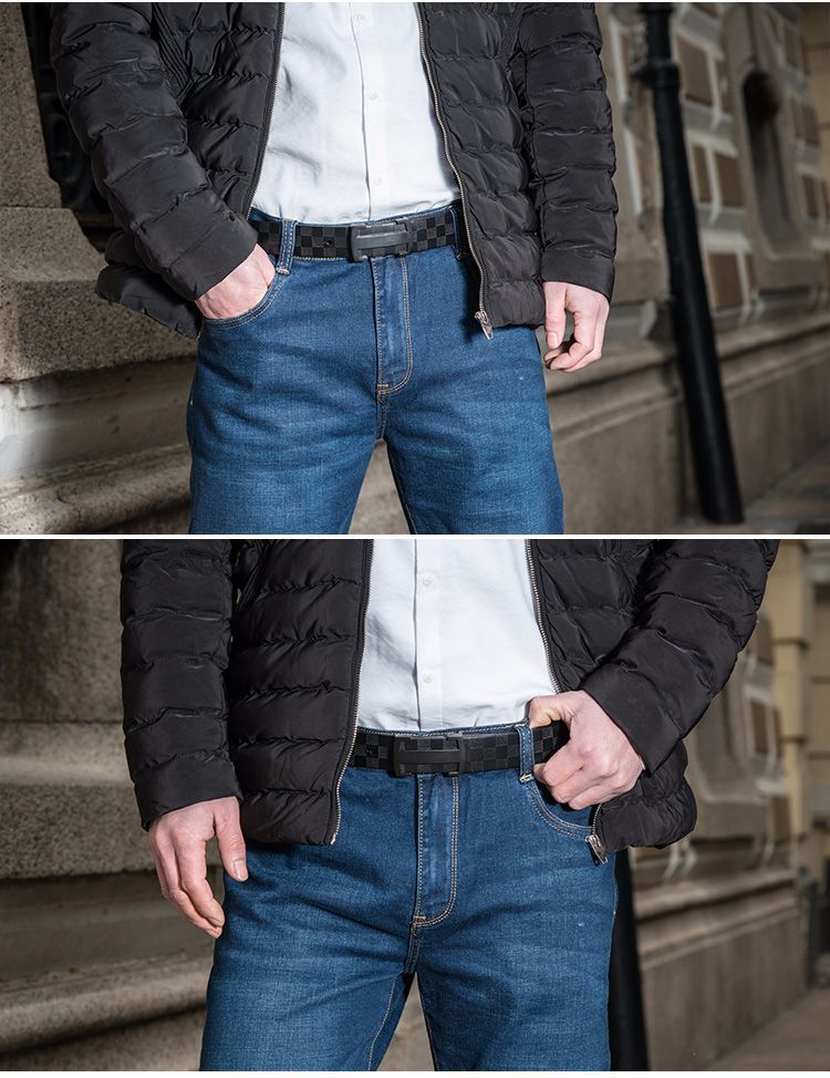 皮带 男士真皮 头层牛皮平滑扣腰带 广州白云皮具复古平滑扣皮带