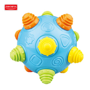 迪高宝宝婴儿玩具abs材质音乐震动跳舞球 0-12月儿童启蒙益智玩具