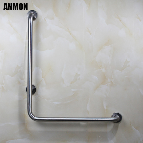 不锈钢l形扶手转角扶手无障碍浴室安全扶手浴缸卫生间厕所防滑