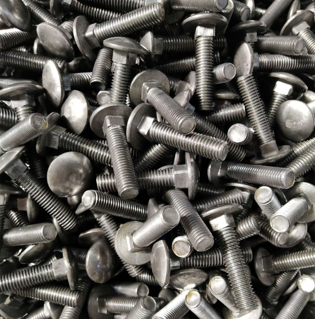 供应优质德标马车栓(圆头方颈螺栓)din603 镀锌 本色4.8级8.8级