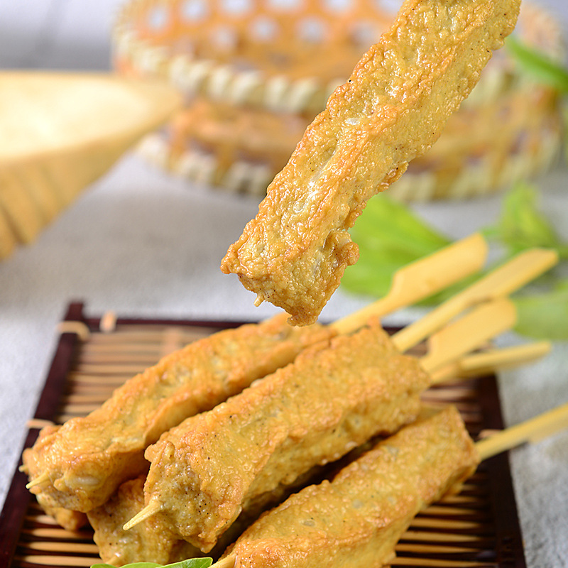 关东煮食材黄金脆骨棒10串360g火锅串串香麻辣烫便利店批发供应