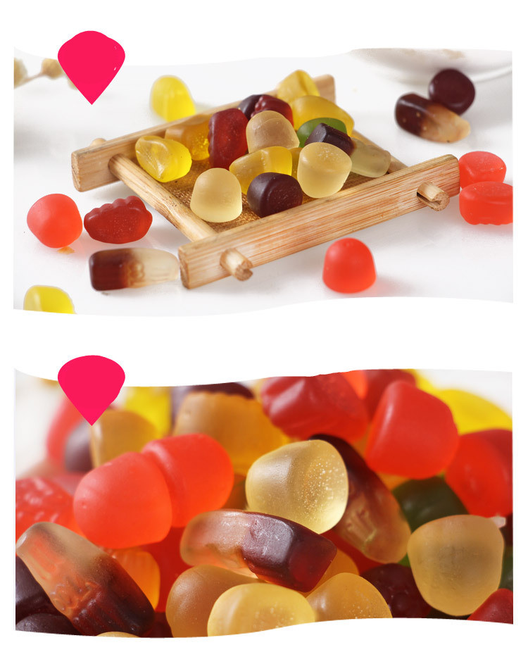 旺仔qq糖20g*20包多口味零食品果汁软糖