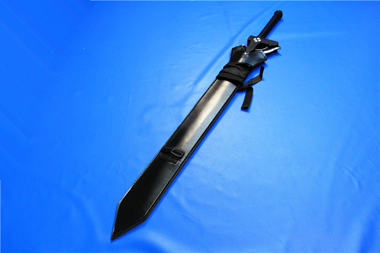 动漫周边cosplay 剑神域道具武器 木制 阐释者逐暗者 皮套未开刃-阿里