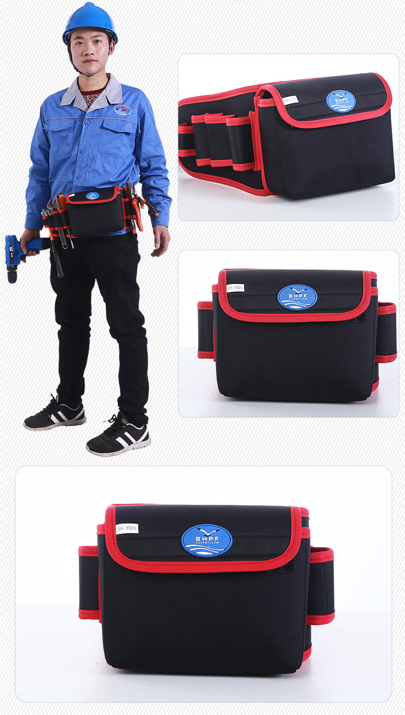 木工工具包定制 电钻工具腰包 迷你电工工具包一件代发
