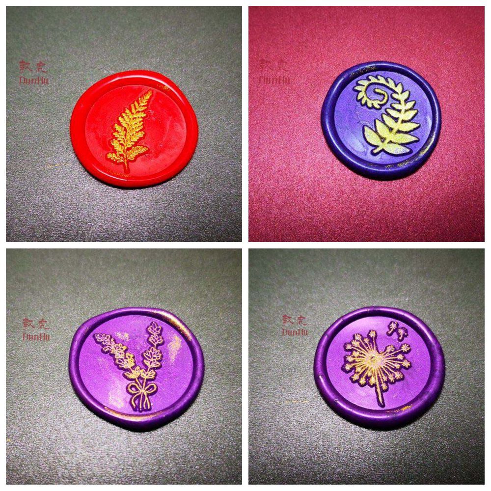 火漆印章 银杏叶 树叶 植物花草类 生日礼物 信封封口 邮戳 包装