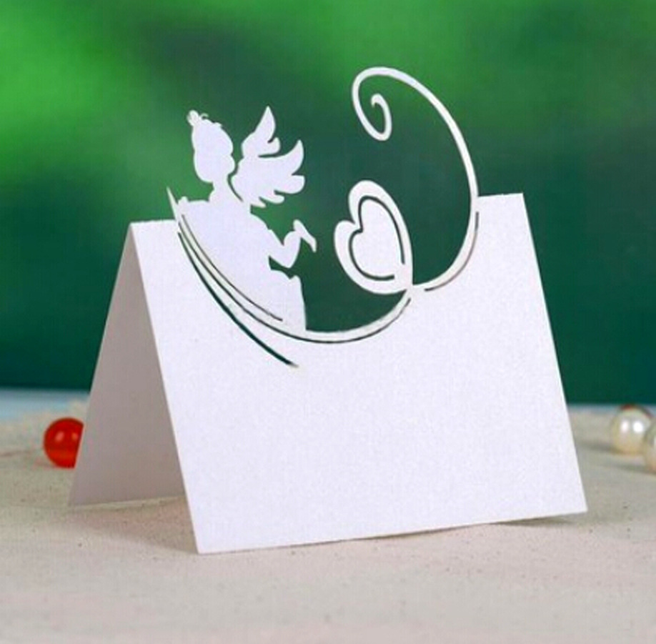 出口激光镂空桌位卡,蝴蝶座位卡,签到台,创意桌卡片 浙江批发