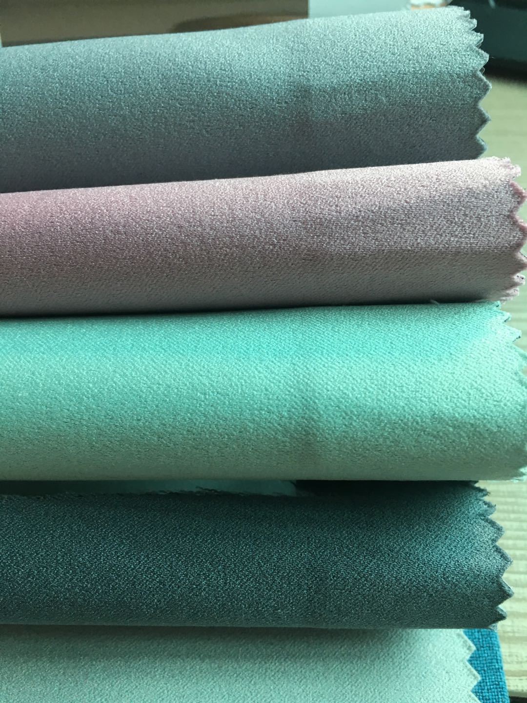 新品 尼丝纺遮光窗帘布 纯色拼接窗帘 客厅卧室成品布艺窗帘 批发