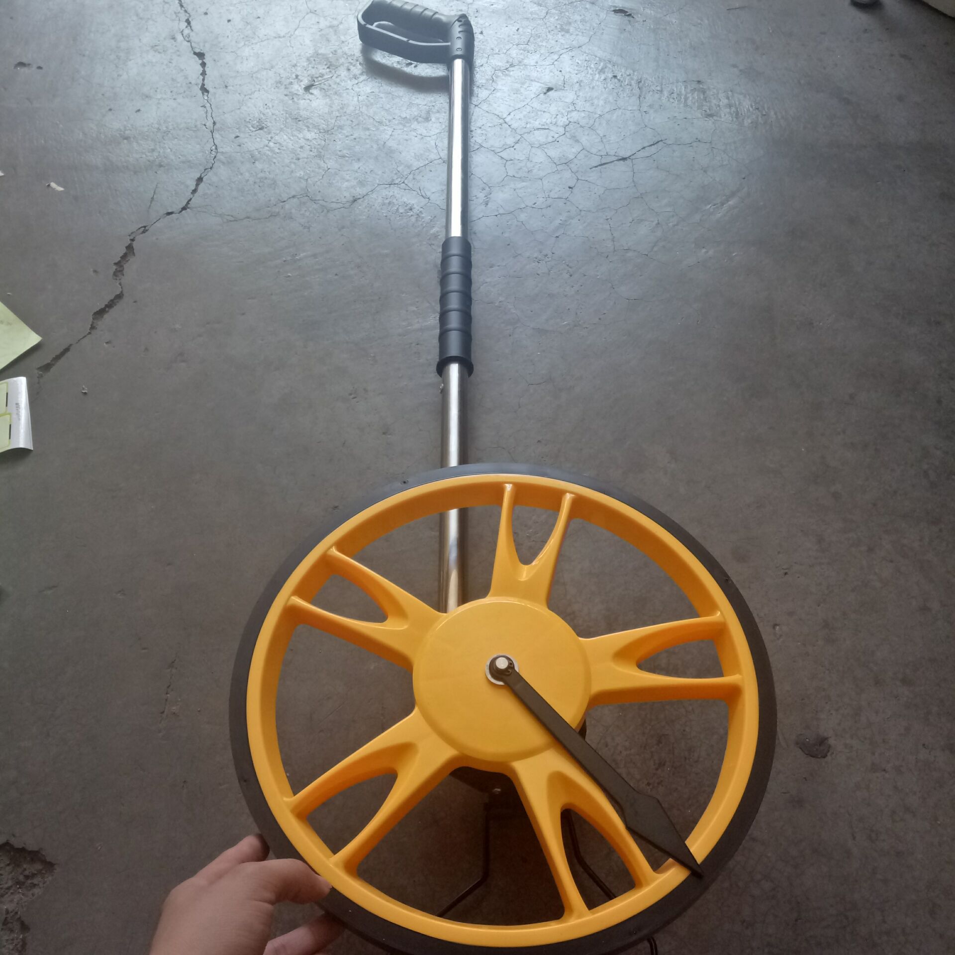 机械式测距轮数显测量轮轮式测距仪机械 数显测距轮 计米器测量轮