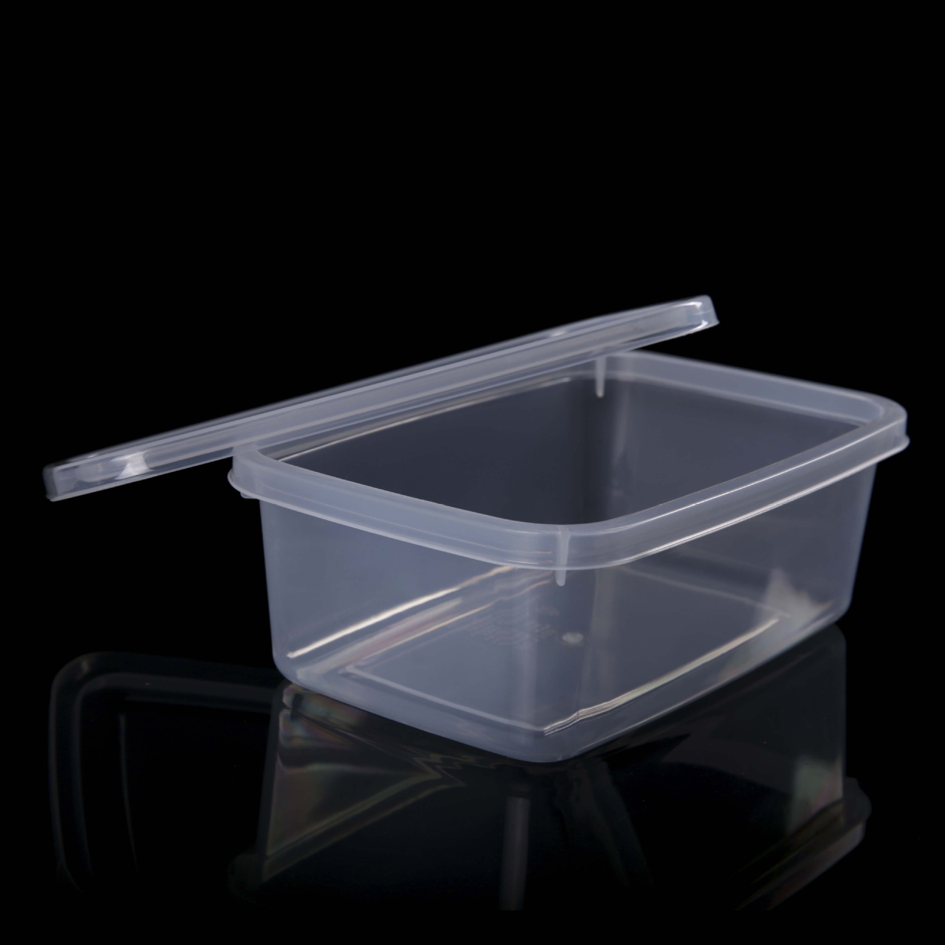 厂家直销耐摔高透明塑料保鲜盒大号塑料收纳盒小号食品饭盒