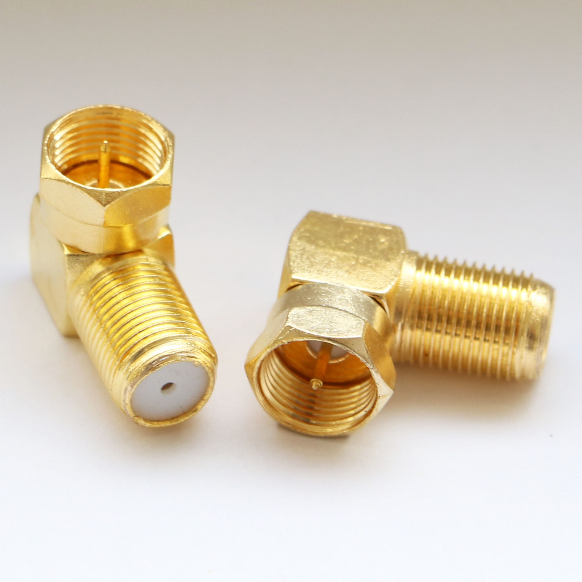 英制f头 直角f头 f公头转母头 f公转f母 卫星电视机顶盒接头