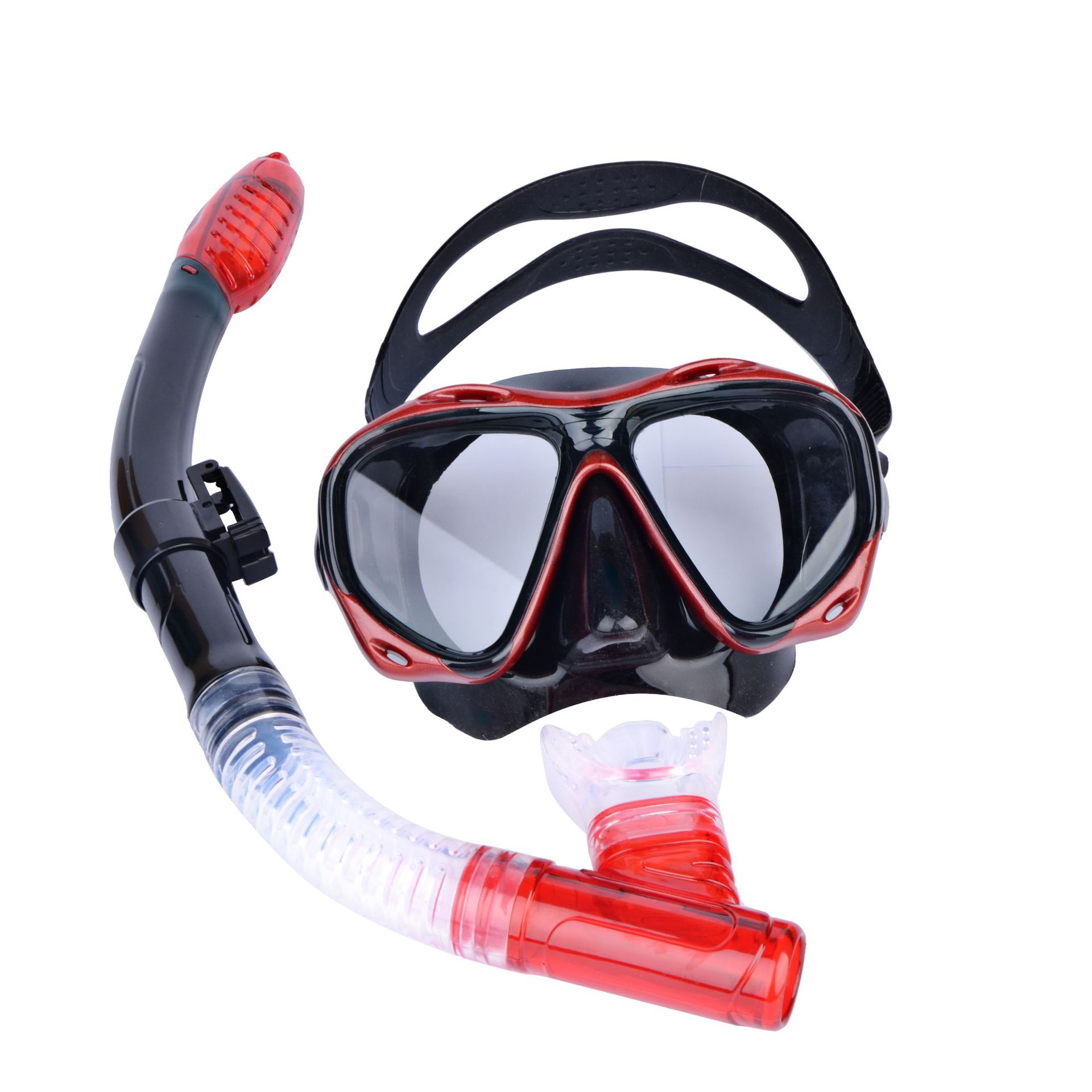 厂家批发浮潜面镜全干式呼吸管潜水套装马尔代夫浮潜三宝装备亚马