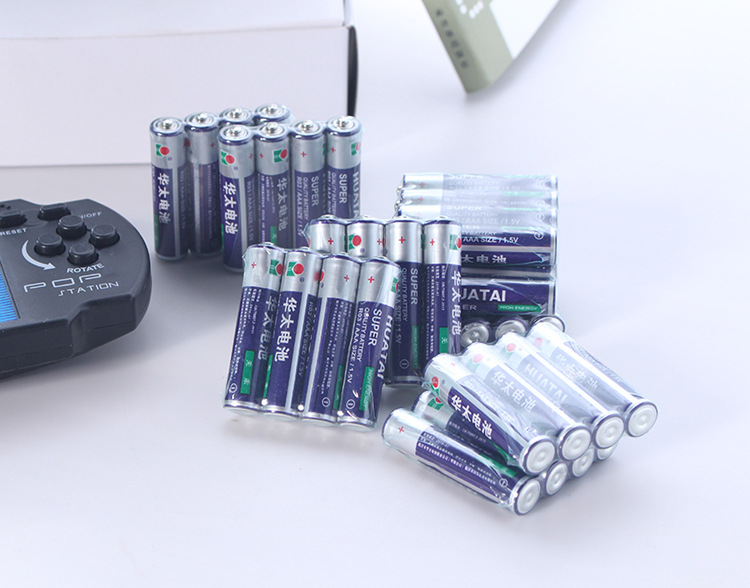 华太碱性锌锰碳性aaa普通干电池 7号 七号 玩具专用电池批发