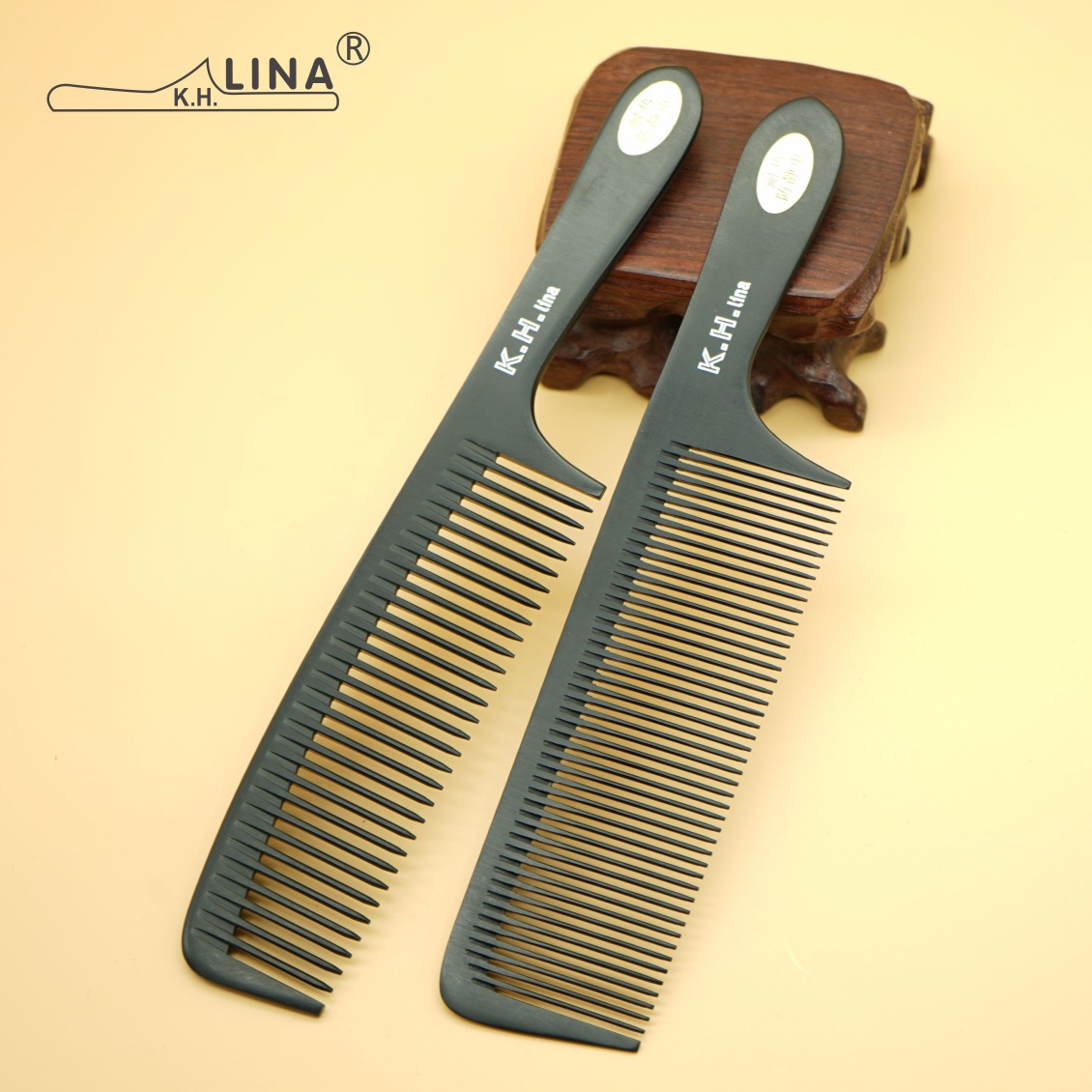 kh丽娜发廊理发梳 美发剪发专业用电木梳子多色可选 厂家现货