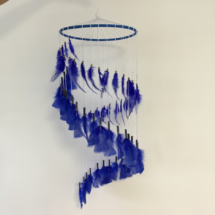 厂家直销 尺寸可定制 纯手工羽毛制品 捕梦网