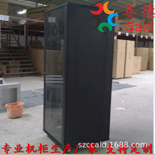 长期供应SD6837网孔门玻璃门网络服务器机柜批发厂家直销来图定制