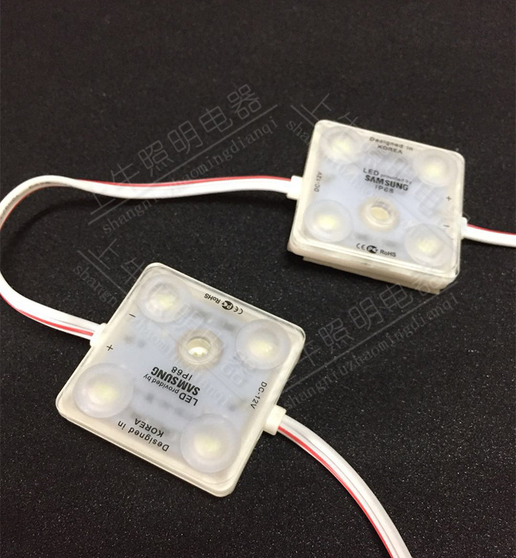 防水超声波四灯模组欧司朗灯珠2835室内外广告软膜灯箱高端应用