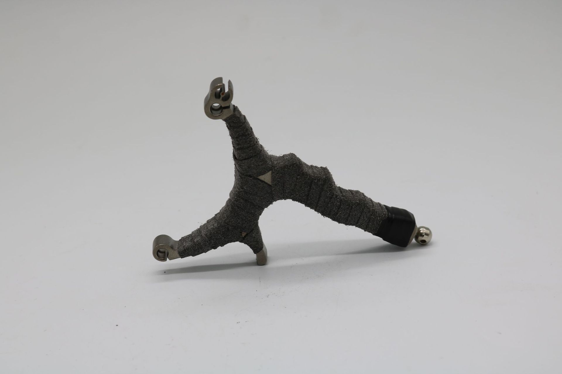 精品线切割弹弓不锈钢歪把子弹弓 竞技精准加贴片单卡传统弹弓